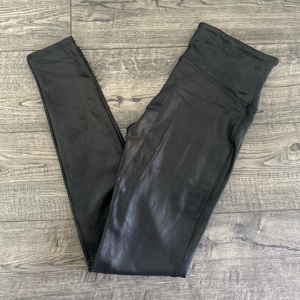 Spanx faux leather leggings